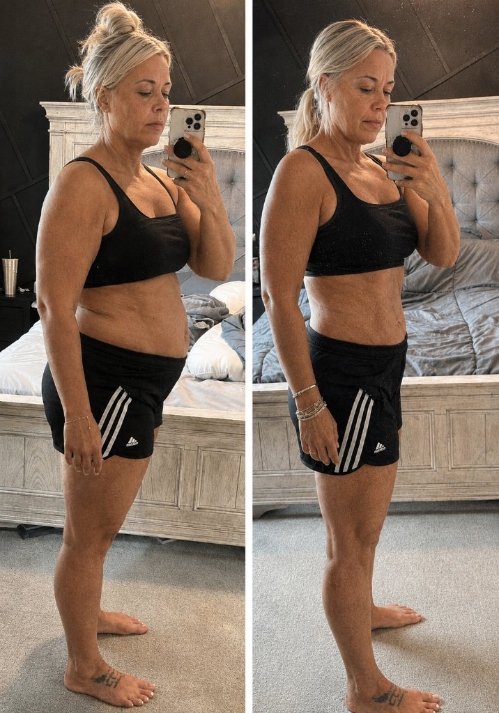 Antes e Depois Pilates em Casa